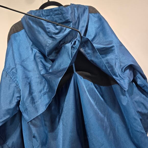 Men's Vintage 90's Starter Half Zip Jacket Teal Blue Black XL - Picture 6 of 12